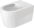 Duravit ME by Starck toilette suspendue 370 x 570 mm - rimless sans rebord - blanc mat Hygieneglaze - fixation invisible