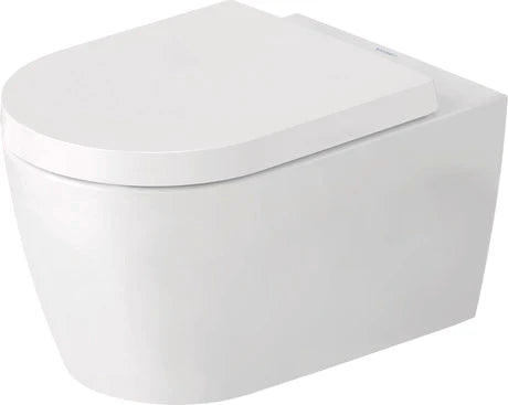 Duravit ME by Starck toilette suspendue Hygieneflush 370 x 540 mm - rimless sans rebord - blanc mat Hygieneglaze - fixation invisible
