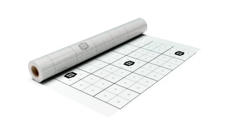 ProOne UFH folie imprimée 100000 x 1200 x 0,2 mm - mailles 100 x 100 mm (rol = 120 m²) - prix par rouleau - vendu par rouleau