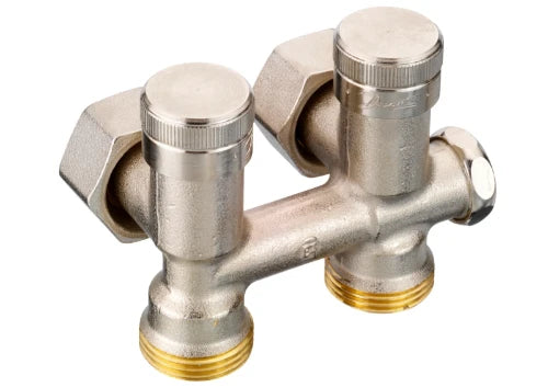 Danfoss bloc-H mono/bitube pour racc. sol RLV-K 1/2"
