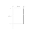 Procasa Klaire 65 - sous meuble lavabo avec 2 tirroirs 1200 x 435 x 650 mm - découpe double - linnen