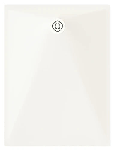 Procasa Surf receveur de douche Biocryl 1800 x 900 x 35 mm - blanc mat - découpable - sifon et grille blanc inclu