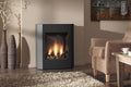 Dru Basso-01 schoorsteenkachel houtset 9 kW antraciet