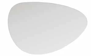 Detremmerie Drop miroir 800 x 550 x 35 mm - antibué avec éclairage LED tout autour (Duo light jaune chaud à blanc froid)