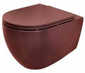 Detremmerie Kameleon toilette en céramique rimless siège soft close inclus - brune mat