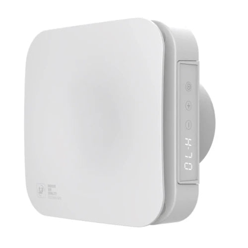 Soler & Palau Ecoair Evo HT extracteur salle de bain 100 mm - 108 m³/h - avec hygrostat & timer - blanc