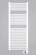 Zehnder Aura radiateur électrique 1866 x 500 mm - 1000 Watt - RAL 9016 Blanc signalisation
