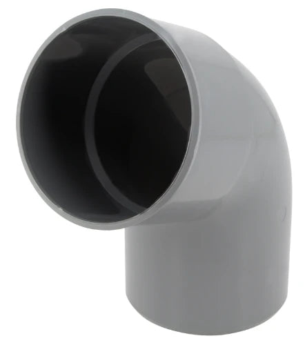 NICOLL bocht mof/spie 67°30 90mm