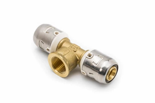 RIIFO Push-Fit tee reduit FFF 26 x 3/4 F x 26 mm