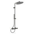 Ideal Standard Ceratherm T125 système de douche avec Ceratherm T125 - IdealRain douchette en stick avec 1 fonction - 8 l/min - douche de tête 300 mm - 12 l/min et IdealFlex 1750 mm. - Brushed Gun Metal