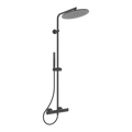 Ideal Standard Ceratherm T125 système de douche avec Ceratherm T125 - IdealRain douchette en stick avec 1 fonction - 8 l/min - douche de tête 300 mm - 12 l/min et IdealFlex 1750 mm. - Silk Black
