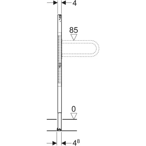 Geberit Duofix élément pour accoudoirs 1120 mm - construction accessible