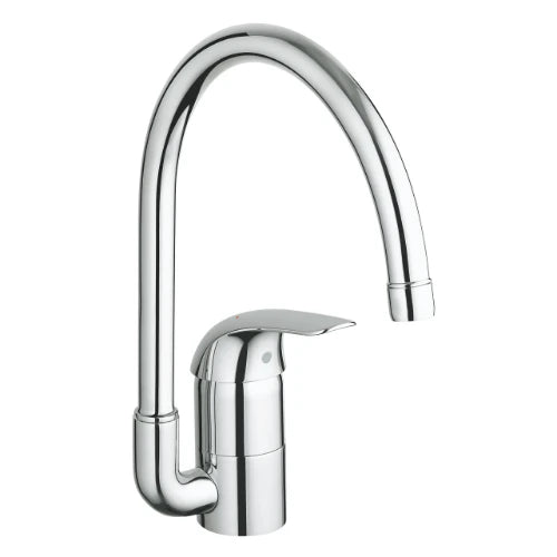 Grohe EuroPro mitigeur cuisine bec haut - chromé