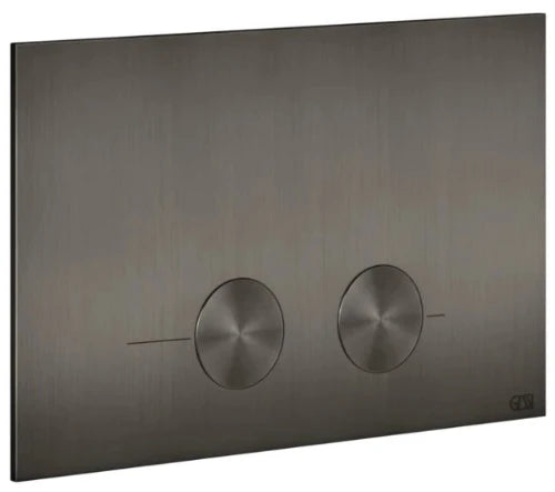 Gessi Total Look Gessi316 plaque de commande pour Geberit Sigma 8 et Sigma 12 Black Metal Brossé PVD