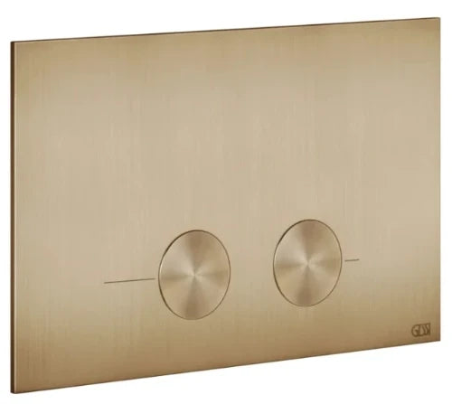 Gessi Total Look Gessi316 plaque de commande pour Geberit Sigma 8 et Sigma 12 Warm Bronze Br. PVD