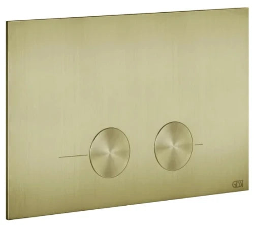 Gessi Total Look Gessi316 plaque de commande pour Geberit Sigma 8 et Sigma 12 laiton brossé PVD