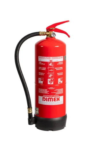 Dimex Dima ABC extincteur à poudre 6kg - manomètre