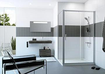 HUPPE SD Classics 2 carré GT1fS 120 H:1900 argent mat Verre Privatima