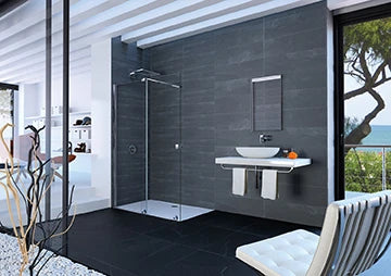CLOISON DOUCHE HUPPE XTENSA PURE 150 - 200 ! brillant alu verre de securite transparent coulissant gauche regl. 140-160cm