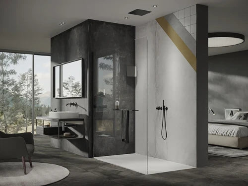 Huppe Rm EasyStyle Revêtement mural 150 H:2550 Italian Stone blanc