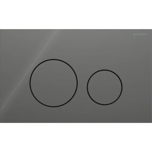 Geberit Sigma 40 Plaque de commande pour rinçage à 2 volumes, ronde: Lave