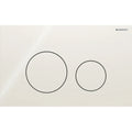 Geberit Sigma 40 Plaque de commande pour rinçage à 2 volumes, ronde: Gris sable