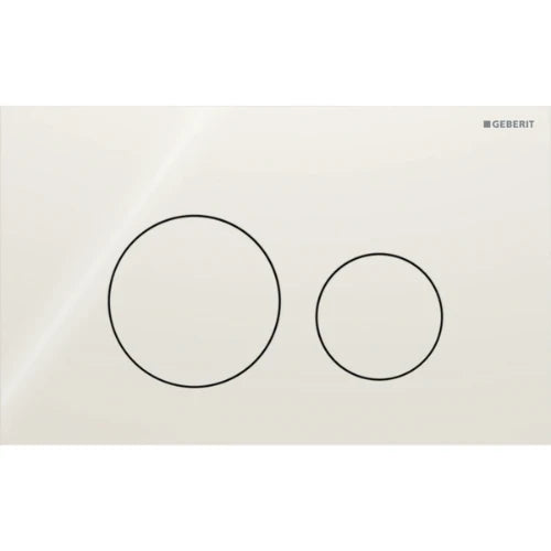 Geberit Sigma 40 Plaque de commande pour rinçage à 2 volumes, ronde: Gris sable