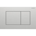 Geberit Sigma 40 Plaque de commande pour rinçage à 2 volumes, carré: Brossé, revêtement facile à nettoyer