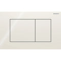 Geberit Sigma 40 Plaque de commande pour rinçage à 2 volumes, carré: Gris sable