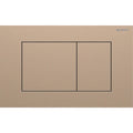 Geberit Sigma 40 Plaque de commande pour rinçage à 2 volumes, carré: Or rouge / Brossé, revêtement facile à nettoyer