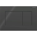 Geberit Sigma 01 Plaque de commande pour rinçage à 2 volumes, carré: Noir