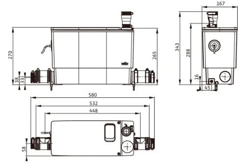 Wilo DrainLift MINI3-XS-EF
