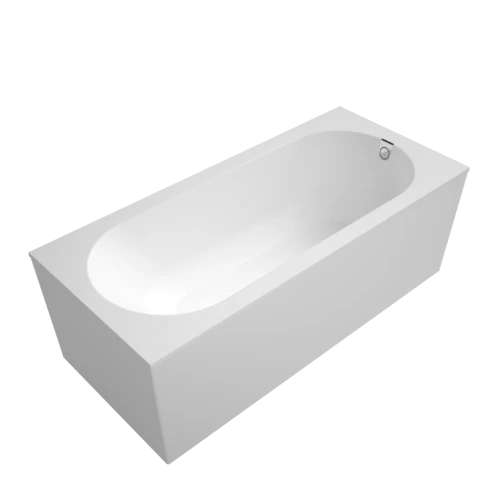 V&B Oberon Rechthoekig bad 1800 x 800 mm Stone White