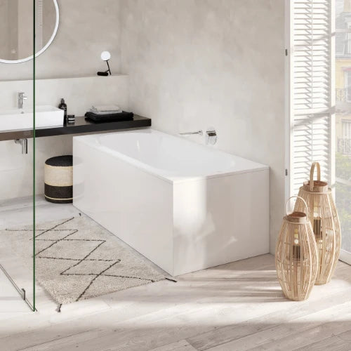 V&B Oberon Rechthoekig bad 1800 x 800 mm Stone White