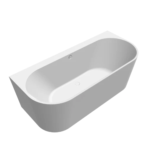 V&B Oberon 2.0 Back-to-wall bad 1800 x 800 mm Stone White
