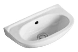 Villeroy & Boch Saval lave-mains 400 x 250 mm - blanc - sans trou de robinet - avec trop-plein