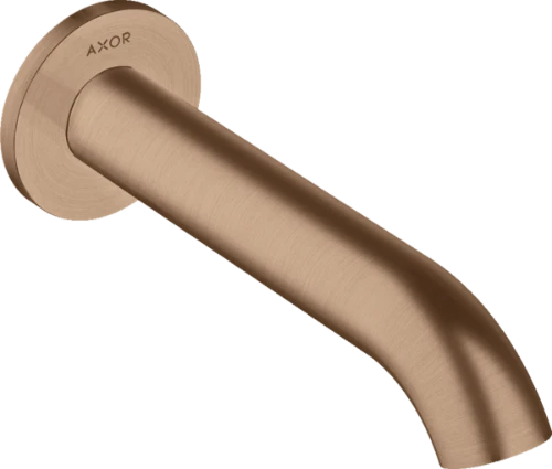 Axor Uno bec pour bain courbé or rouge brossé