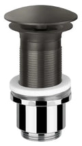 Gessi Technical Accessories Bonde automatique “Stop&Go” pour lavabo sans trop plein. Black Metal Brossé PVD