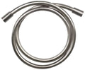 Gessi Technical Accessories Ingranaggio Flexible Cromalux avec raccord 1/2” conique, longueur 1,50 m. Finox nickel brossé