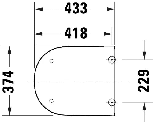 Duravit D-Code abattant - NOUVEAU MODELE - blanc - avec amortissuer de fermeture - démontable