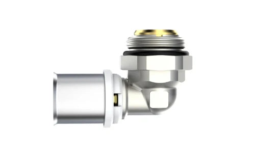 RIIFO Multi coude à sertir en laiton 90° rotatif avec joint torique (union) MF 32 x G4/4 M