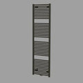 Procasa Caldo Rondo sèche-serviette à tubes ronds - 1800x600mm - 990W - raccordement en bas - noir mat