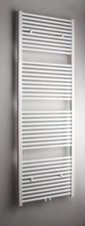 Procasa Caldo Rondo sèche-serviette à tubes ronds - 1800x600mm - 990W - raccordement en bas - RAL9016 blanc signalisation