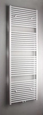 Procasa Caldo Rondo sèche-serviette à tubes ronds - 1800x500mm - 844W - raccordement en bas - RAL9016 blanc signalisation