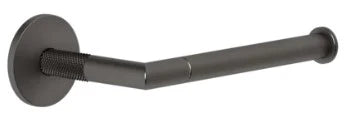 Gessi Anello Accessoires Porte-papier mural horizontal ou vertical. Black Metal Brossé PVD