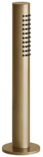 Gessi Bath316 Support douchette avec douchette anticalcaire et flexibles 1,5m Warm Bronze Br. PVD
