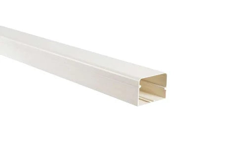 SpeediDuct 105x75 goulotte complète - 105mm blanc - 2 mtr/lng