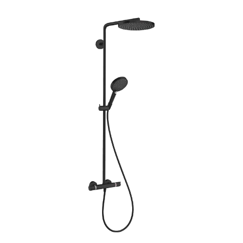 Hansgrohe Raindance Select S colonne de douche 240 MM noir mat powderrain