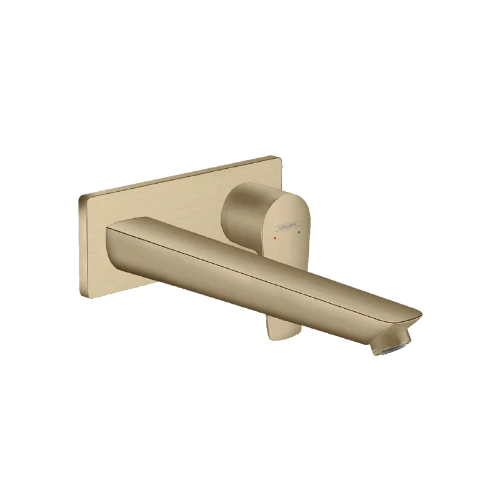 Hansgrohe Talis E mitigeur mural encastré bronze brossé bec 225mm
