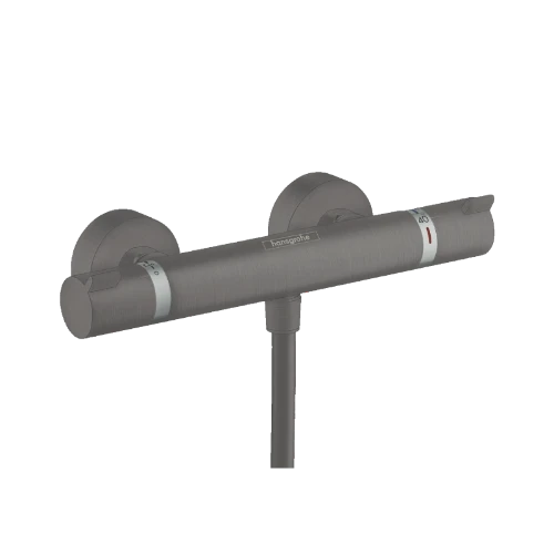 Hansgrohe Ecostat Comfort rob. thermost. douche apparent noir brossé